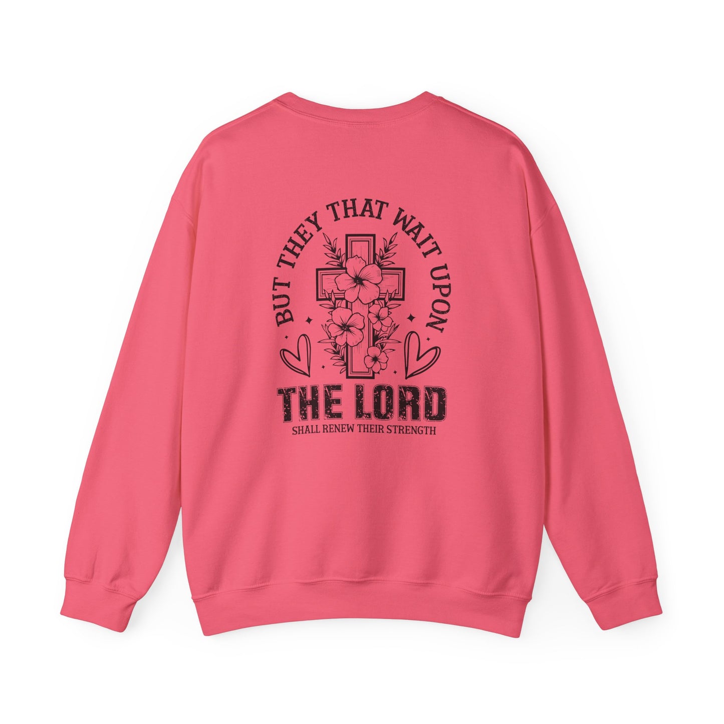 Faith-Inspired Unisex Crewneck Sweatshirt - Isaiah 40:31 Design
