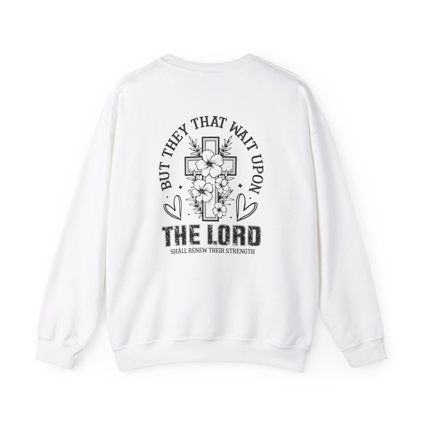 Faith-Inspired Unisex Crewneck Sweatshirt - Isaiah 40:31 Design