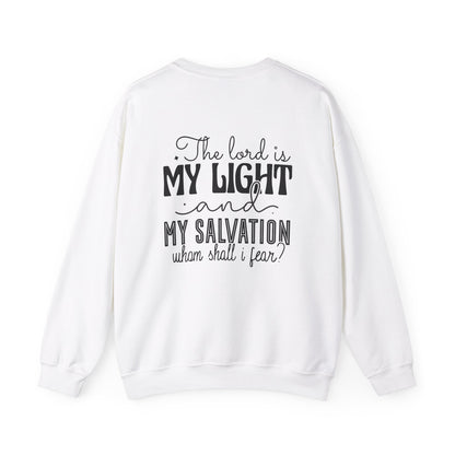 Living Fearlessly Crewneck Sweatshirt - Faith-Inspired Unisex Pullover
