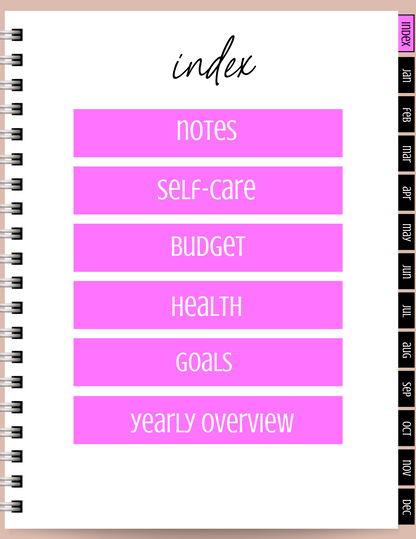 It Girl Pink Planner