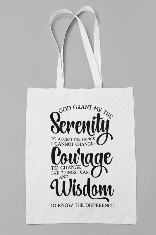 Tote Bag - Serenity Prayer